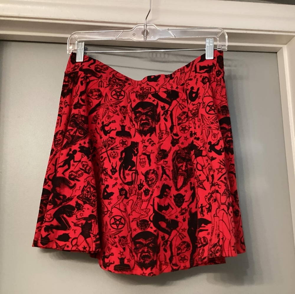 Kreepsville Devil Skirt